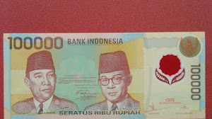 100000 rupiah tahun 1999 100000 rupiah tahun 1999