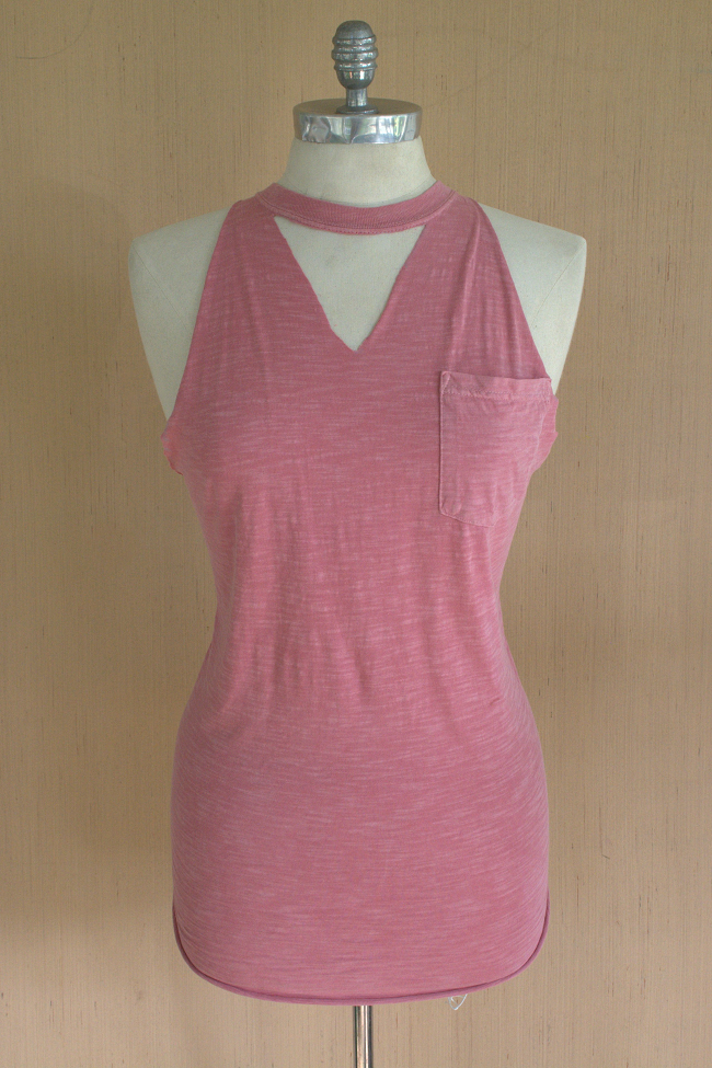 WobiSobi Criss Crossed, Ladder Back Tee DIY.