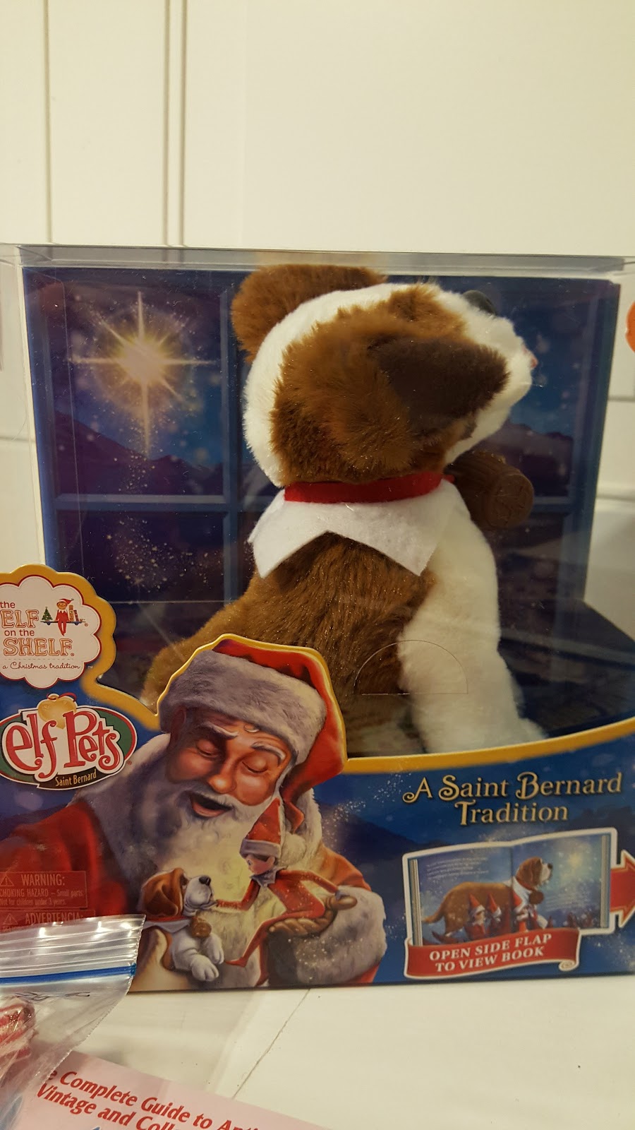 The One Sixth Scale Dollhouse Christmas Doll & Teddy Bear show in