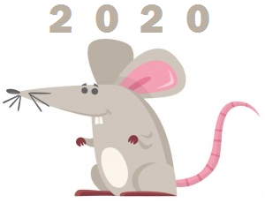 2020 Chinese New Year of White Metal Rat