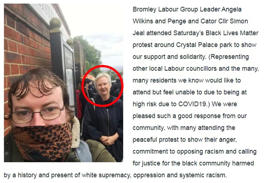 Bin The Labour Party BROMLEY LEADER CAUGHT OUT