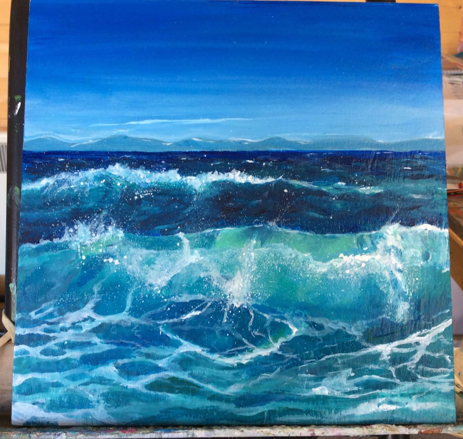 Ledbury Art Society Acrylic Paintings by Sarah Amery