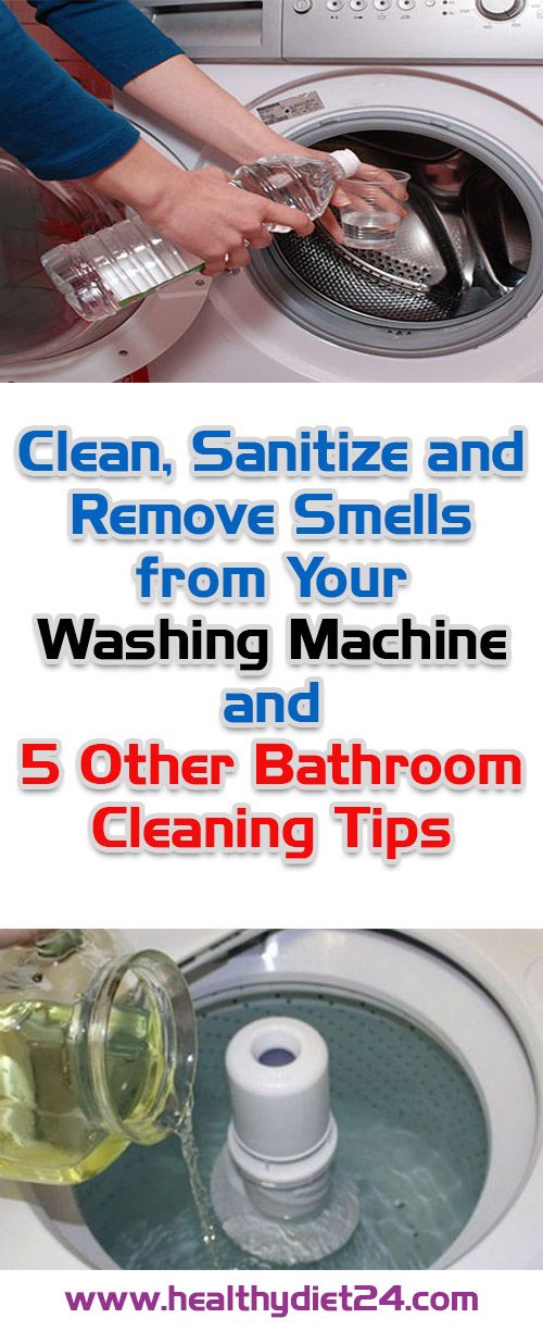 Clean, Sanitize and Remove Smells from Your Washing Machine and 5 Other