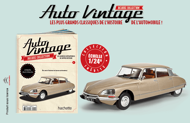 Auto Vintage Deluxe Collection 1:24 Hachette Collections Francia