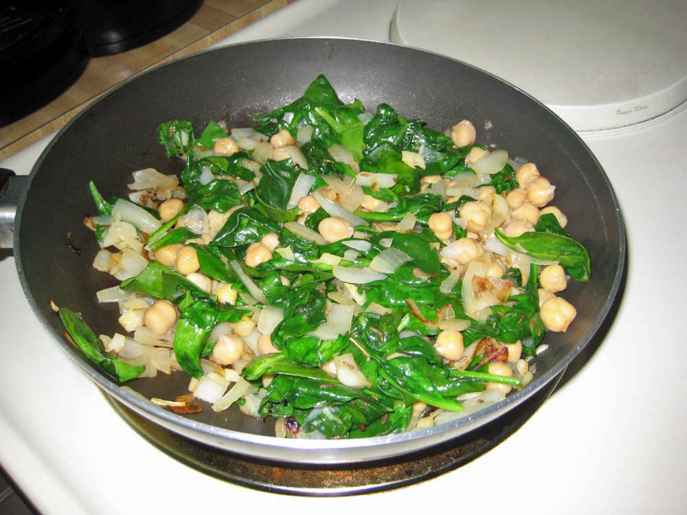 Rustic Fare Arabian spinach