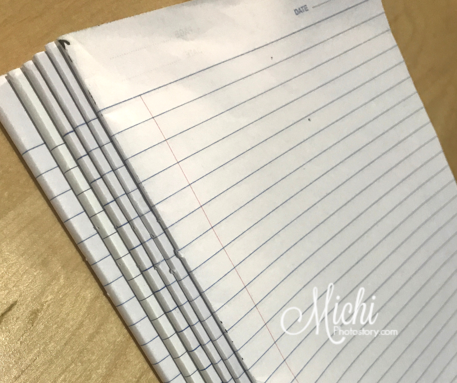 Michi Photostory How to Reuse or Recycle Old Notebooks