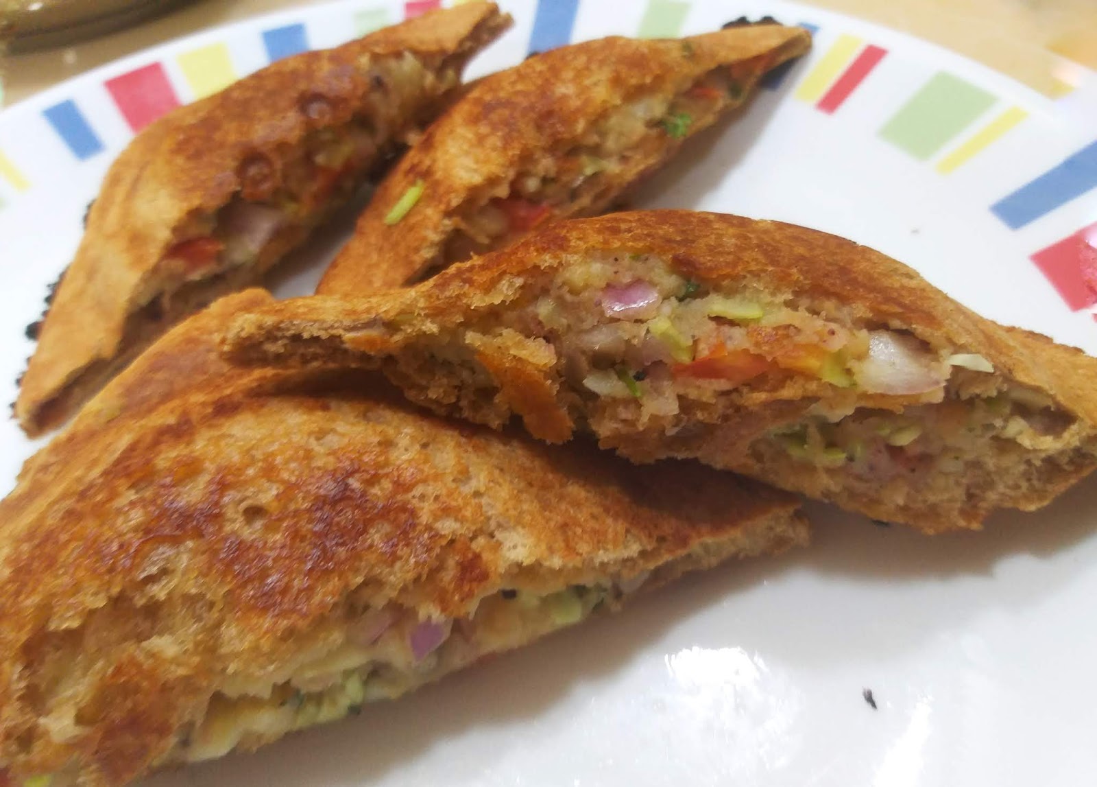 Everyday Cooking Cheese Masala Toast Sandwich Sindhi Style