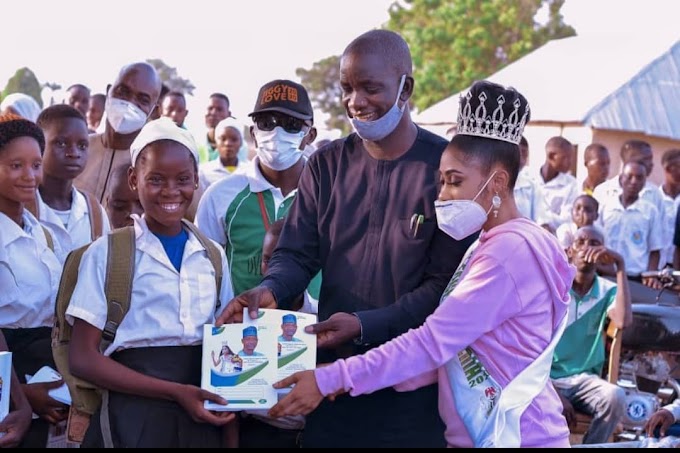 Beauty Queen Tracy Solomon Flags Off Educational Project In Nasarawa State