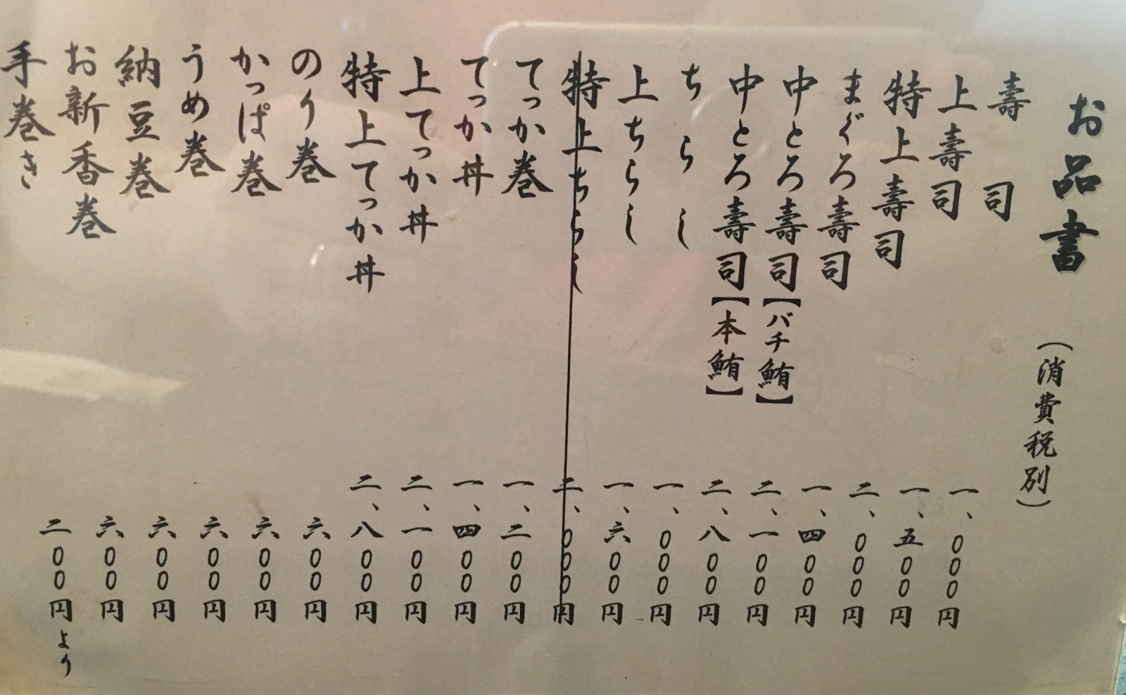 JC's Food Reviews Kinboshi