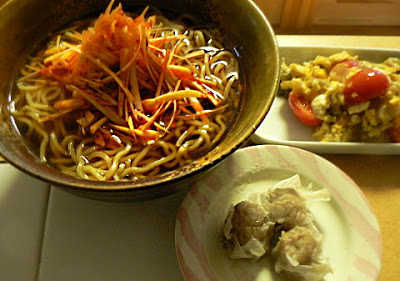 おかずラー油ネギラーメン