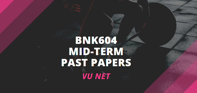 BNK604 Mid-Term Papers Moaaz