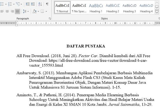 Cara Membuat Daftar Pustaka Otomatis di Word  Word 2007201020132016