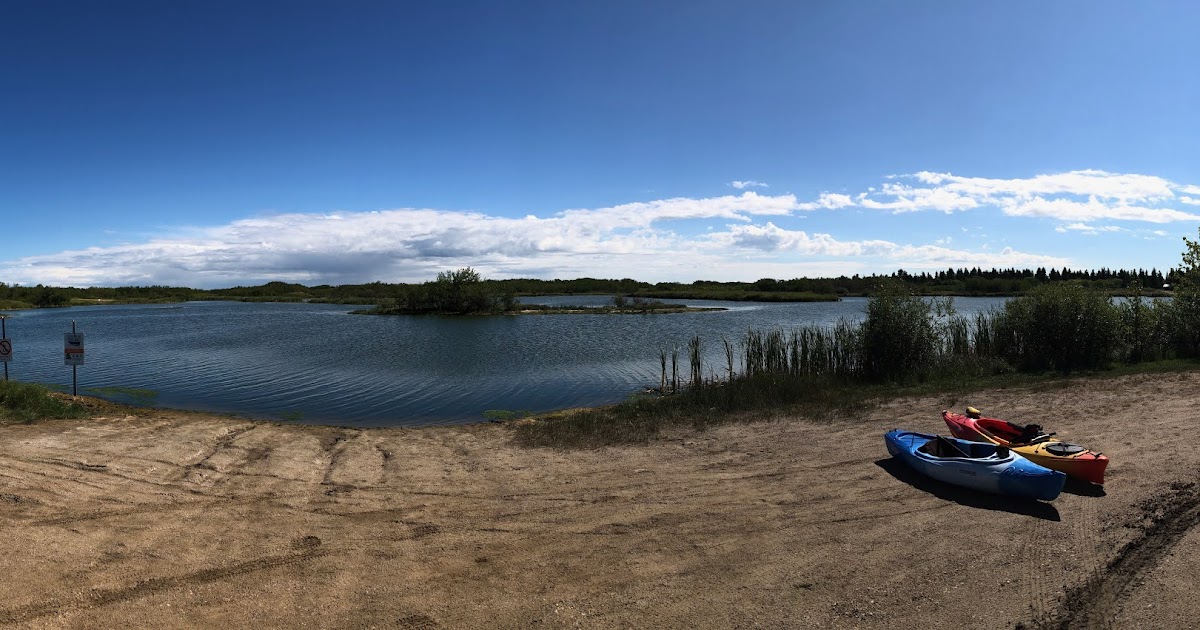 Paddling Near Edmonton, Alberta, Canada Black Nugget Lake Park