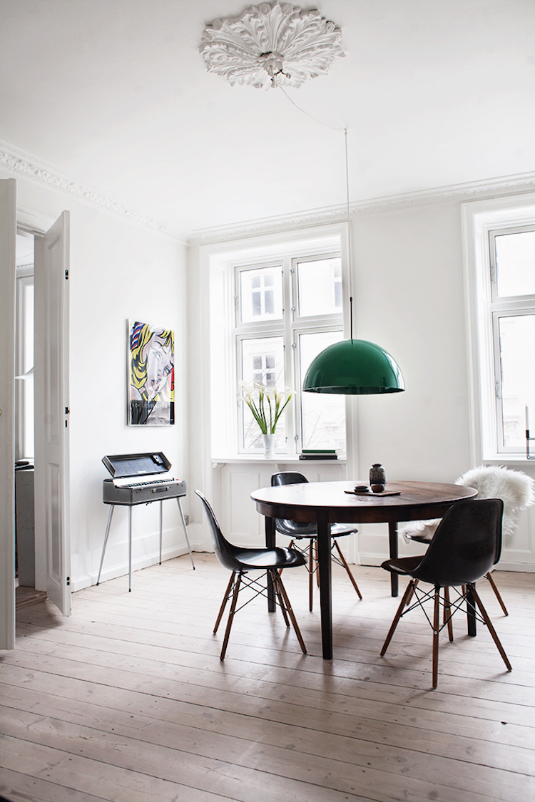 A Pared Back Copenhagen Home With a Hint of Rock 'n Roll!