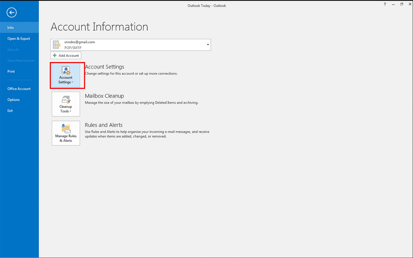 Outlook 2016 Data File Location Windows 10