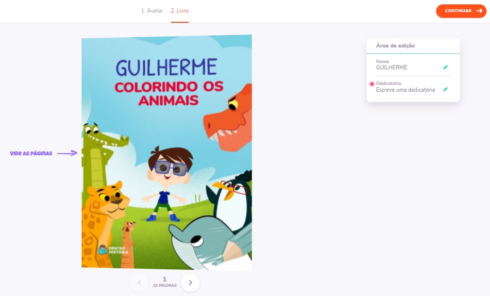 Livros de Colorir Personalizados: crie online e baixe grátis!