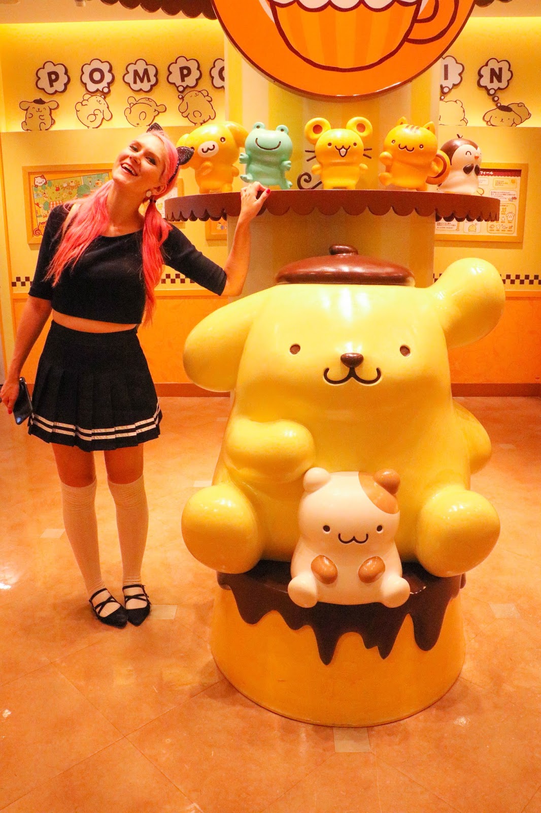 Be sure to visit the ultra kawaii Pompompurin Cafe in Harajuku Tokyo. For more travel tips, click through to my blog