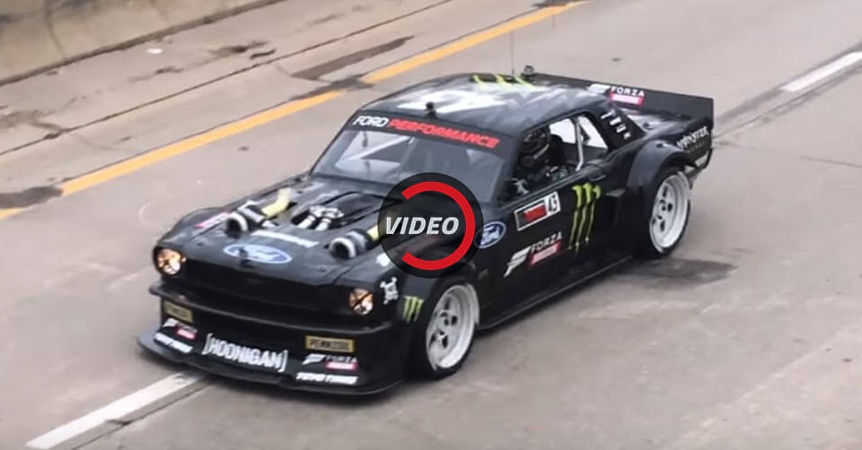 Ken Block Takes To Detroit's Streets In His Mustang Hoonicorn V2