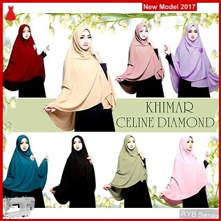 RYB039B Hijab Jilbab Cantik Khimar Murah Celine BMG Online Shop