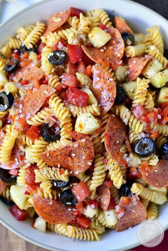 Description The BEST Pasta Salad is a family recipe for pasta salad that's easily made into gluten-free pasta salad. It's the only party, holiday, and cookout side dish recipe you'll need!
