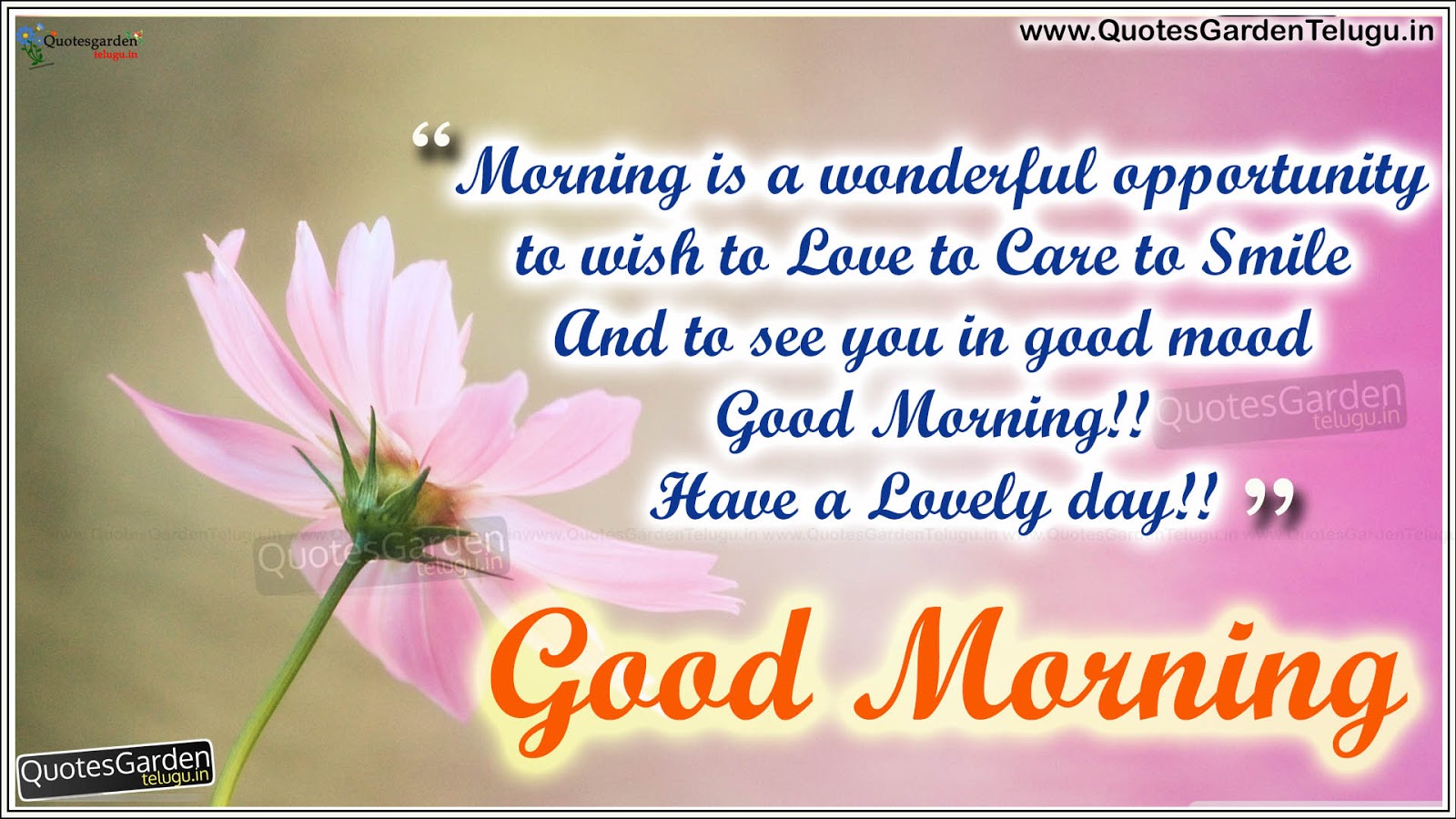 Feel Good Good morning status messages quotes | QUOTES GARDEN TELUGU ...