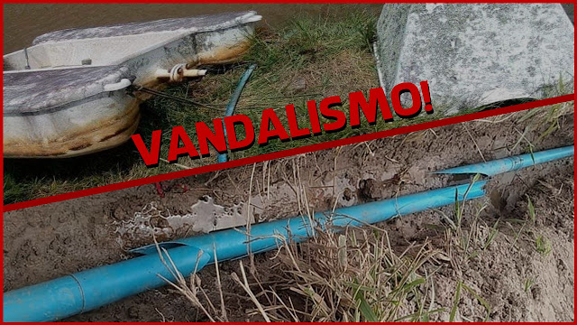 Canos que abastecem a zona rural de Panelas são alvo de ações de vandalismo Canos que abastecem a zona rural de Panelas são alvo de ações de vandalismo