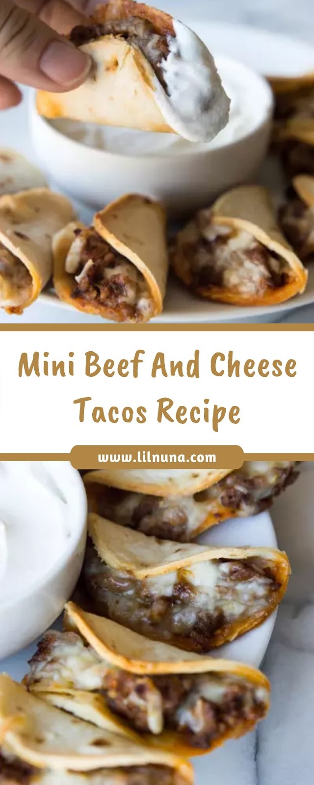 Mini Beef And Cheese Tacos Recipe Mini Beef And Cheese Tacos Recipe