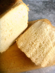 Light and fluffy homemade bread straight from your bread machine.  Hot from the oven and slathered with butter will have you swooning for more! - Slice of Southern