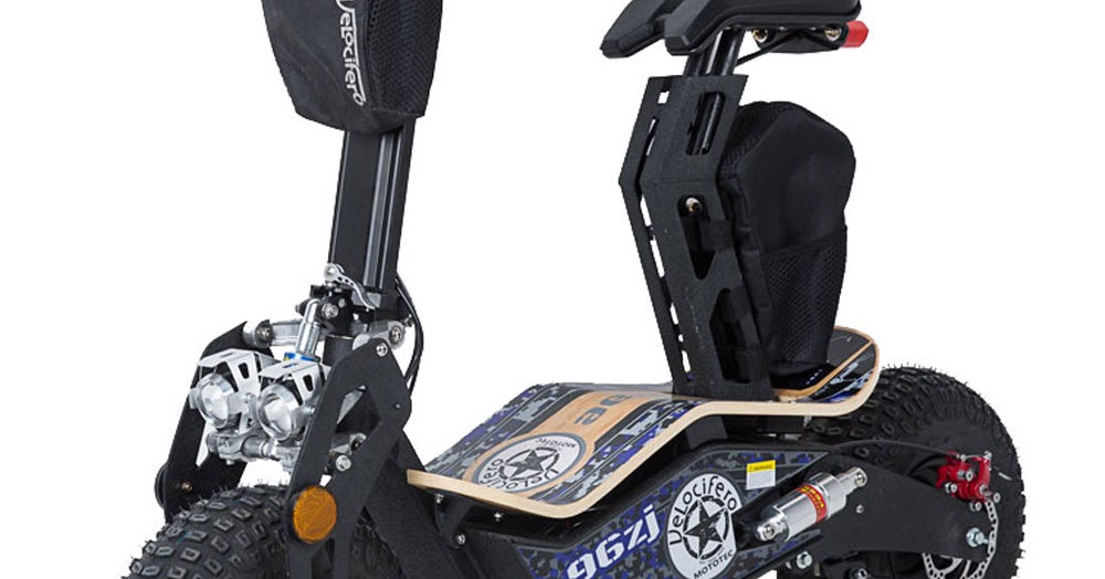 MotoTec Mad 1600w 48v Electric Scooter : Sports & Outdoors