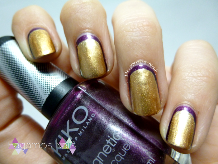 Nail art Ruffian para Nochevieja. Hagamos Nails