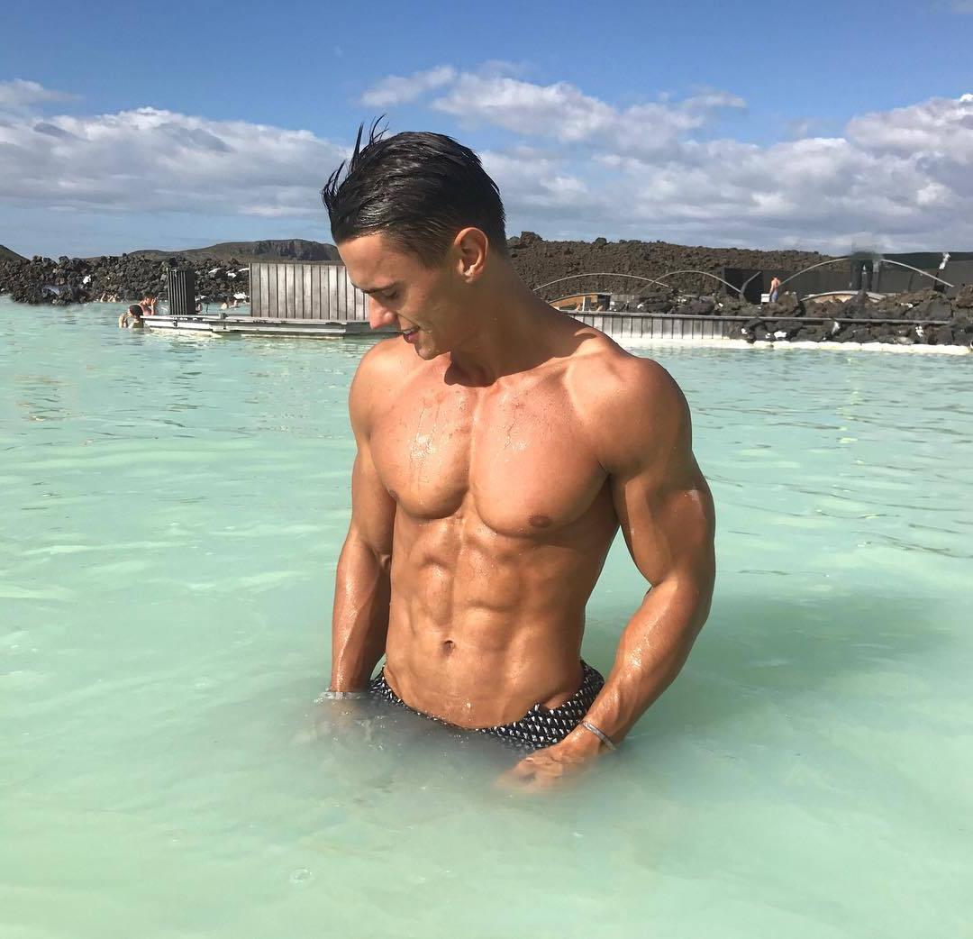 wet-young-teen-fit-bare-chest-muscle-boy-bathing-grey-sea