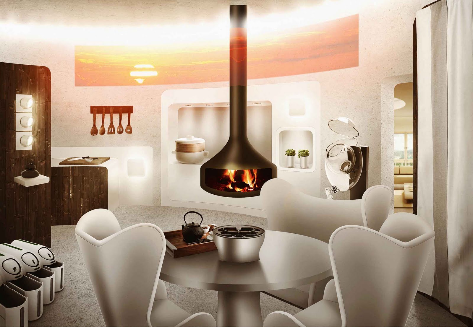 Ideas para decorar, diseñar y mejorar tu casa.: Cocinas Futuristas Fotos