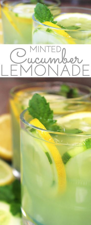 Cucumber Lemonade with Mint - Food and Drink