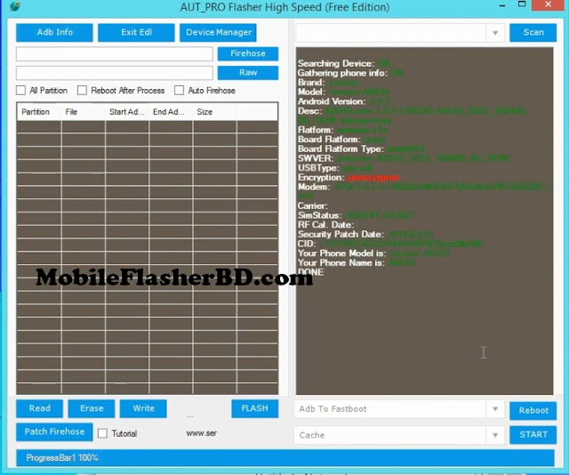 AUT PRO Flasher High-Speed Qualcomm Free Edition Download 2021 Tool