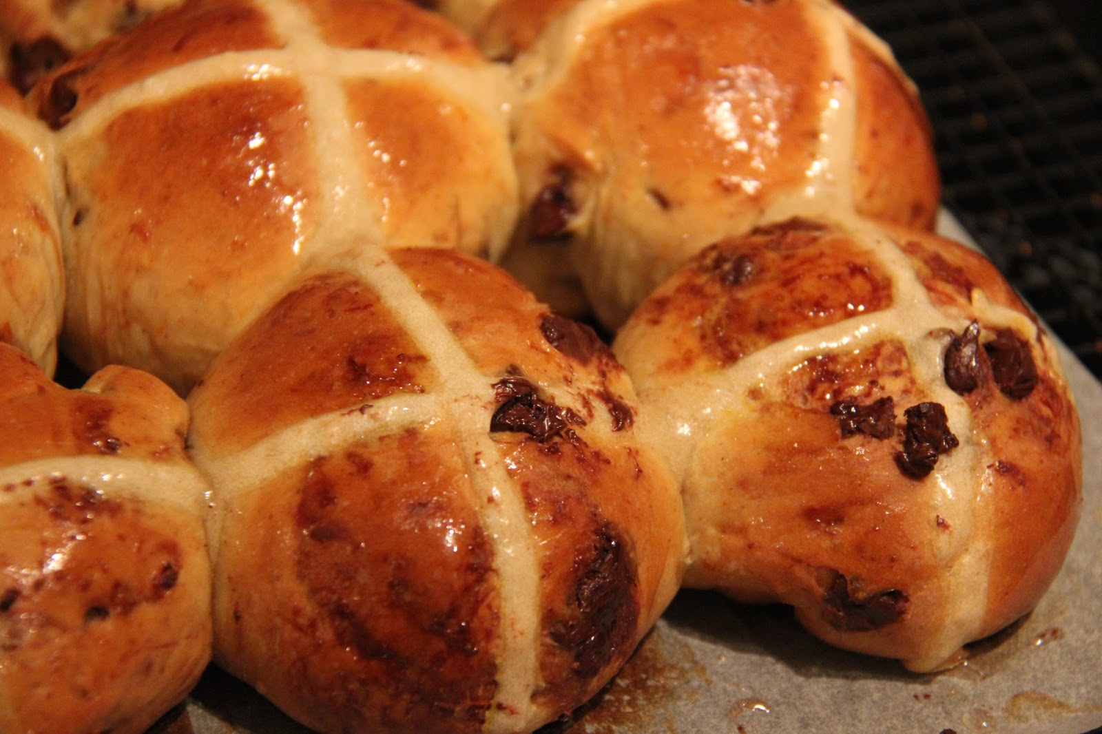 Passion for Baking Chocolate Orange Hot Cross Buns