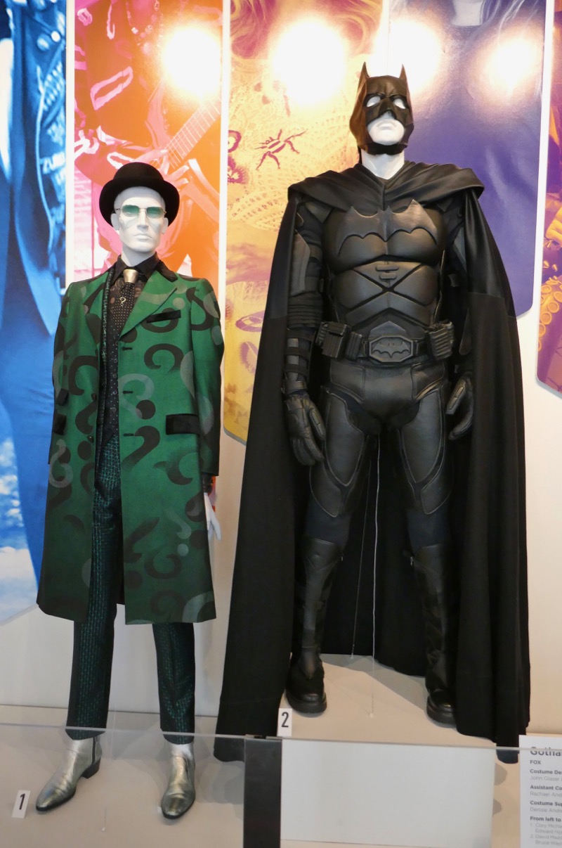 Hollywood Movie Costumes and Props: Batman and Riddler costumes from Gotham  season 5 on display...