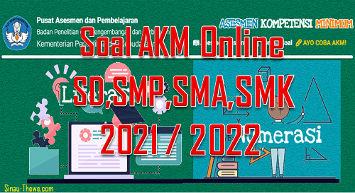 Soal Akm Online Sd Smp Sma Smk Sederajat Tahun 2021 2022 Sinau Thewe Com