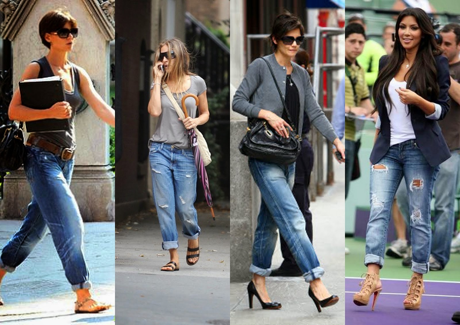 Two simple ways to style mango boyfriend jeans.