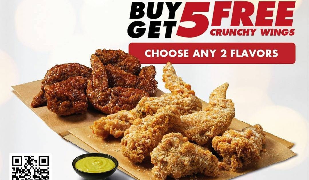 Wingstop Promo Wings On A Click! Beli 5 Gratis 5 Crunchy Wings scanharga