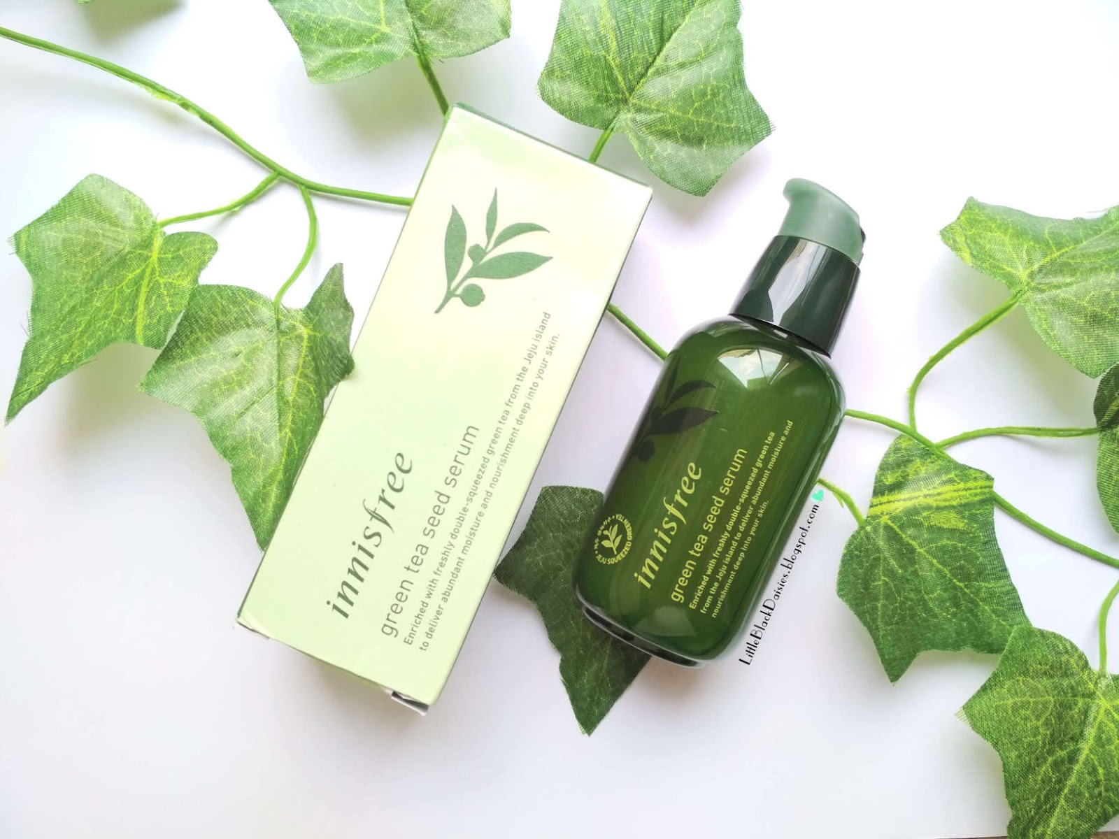 INNISFREE GREEN TEA SEED SERUM REVIEW Little Black Daisies