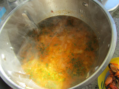  Sopa de arroz a la marinera 