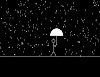 C Graphics Program for A Man Walking In Rain