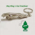 Combo of Jaguar Key Chain + Hanging Air Freshner at Rs. 149