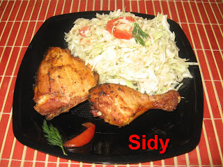 Pulpe de pui in marinada facute pe grill
