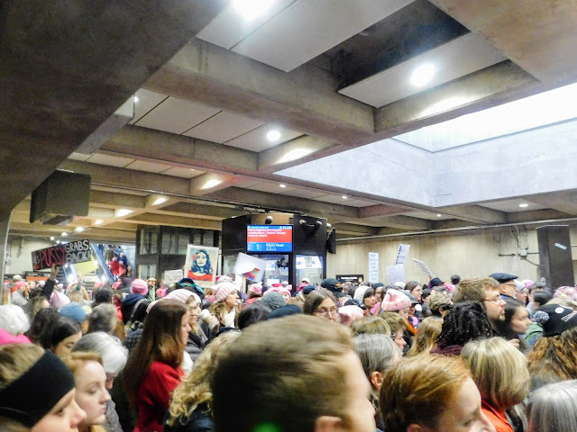 #WhyIMarch at the Metro Station