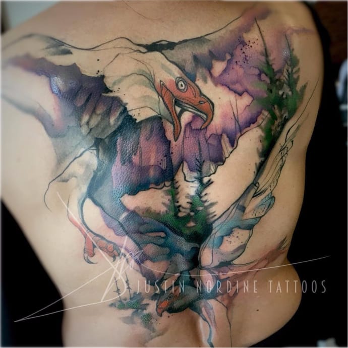 Take Flight with These Watercolor Birds by Justin Nordine