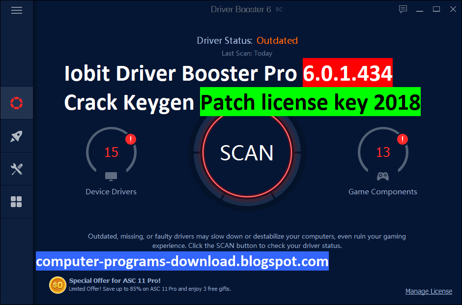 advanced systemcare driver booster pro key