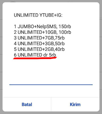 Paket Murah Unlimited Youtube Indosat
