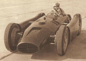Photo of Alberto Ascari in the Lancia D50