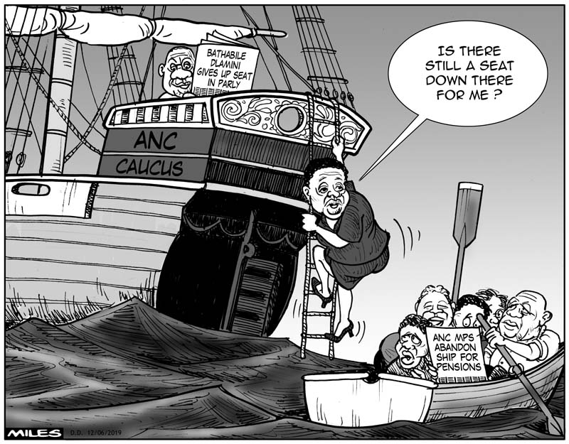 Cartoons By Miles Rats Leaving A Sinking Ship